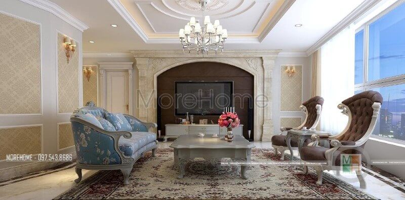 Để làm cho phòng khách chung cư của bạn trở nên ấn tượng và nổi bật hơn, hãy trang trí bằng mẫu giấy dán tường Hàn Quốc.